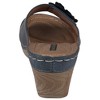 GC Shoes Naples Flower Comfort Slide Wedge Sandals - 3 of 4
