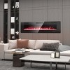 Kismile Ultra-Thin Electric Fireplace, Featuring Low-Noise Operation (Sleep Mode), Supports Built-In Or Wall-Mounted Installation - 4 of 4