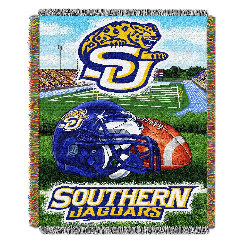 NCAA Northwest Tapestry Throw Blanket Southern University Jaguars - 48 x 60"