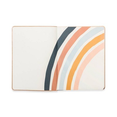 Leatherette Storage Journal Khaki Rainbow - DesignWorks Ink