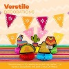 Fiesta Honeycomb Centerpieces: 5 pcs Fiesta Party, Cinco de Mayo Decoration, Mexican Theme Party, and Fiesta Baby Shower Decoration by 4E's Novelty - 3 of 4