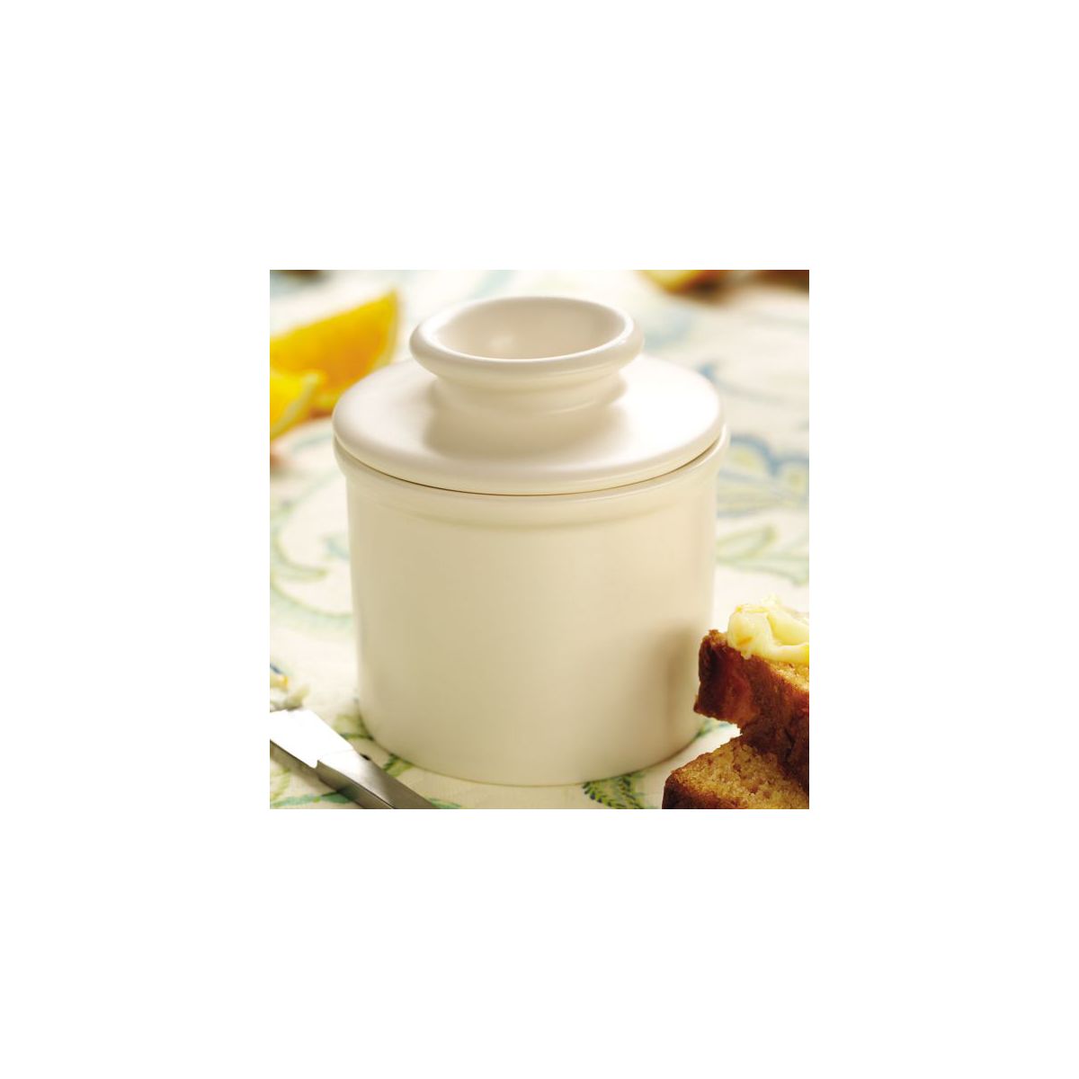 Butter Bell® Crock – Classic Matte Ivory Ceramic Butter Keeper, Modern Butter Dish for Fresh, Spreadable Butter