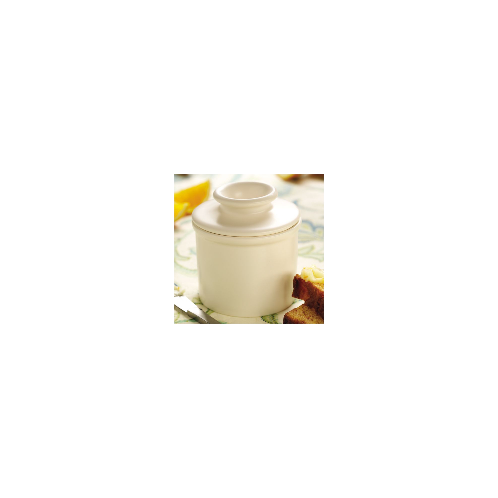 Butter Bell® Crock – Classic Matte Ivory Ceramic Butter Keeper, Modern Butter Dish for Fresh, Spreadable Butter
