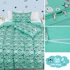 PiccoCasa Kids' Alien Pattern Duvet Cover with 2 Pillowcases Bedding Set 3 Pcs - 4 of 4