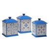 3pc Lemonade Square Canister Storage Set - Certified International - 2 of 4