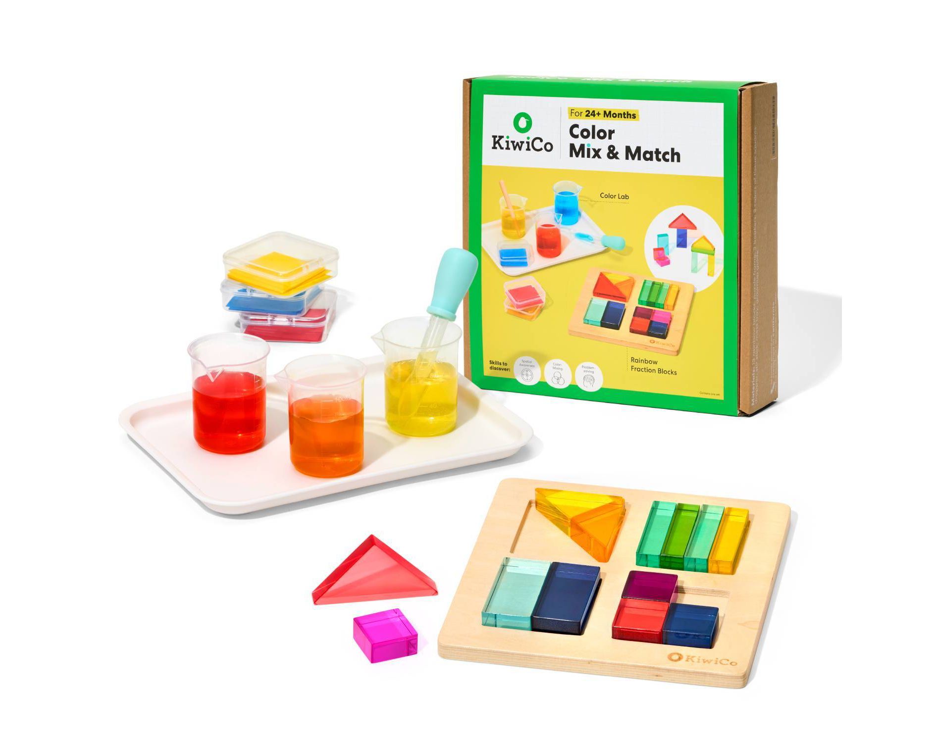 KiwiCo Activity Play Center 24m+ - Color Mix & Match 23pc