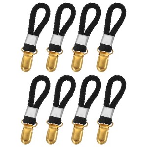 Unique Bargains Cotton Loop Metal Clothing Towel Storage Clips 3.5" - 1 of 4