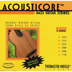 Thomastik AB346 Acousticore Phosphor-Bronze 6-String Bass Strings - 1 of 1