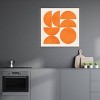 Geometric Shapes Orange by Ana Rut Bre Unframed Wall Canvas - iCanvas - 4 of 4