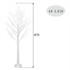 Resenkos 4FT Snowflake Christmas Tree with 48 LED Lamp - 3 of 4