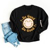 Simply Sage Market S.W.Smiley Be Good Do Good Smiley Face Sweatshirt - 3 of 4