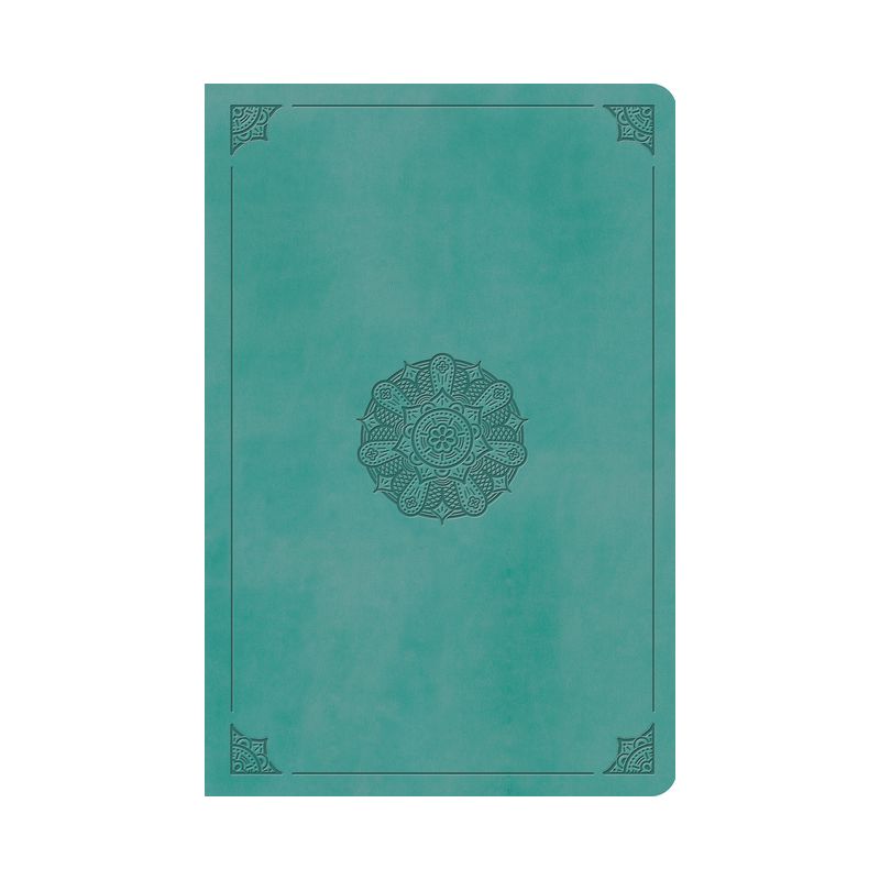 ESV Value Compact Bible (Trutone, Turquoise, Emblem Design) - (Leather Bound), 1 of 2