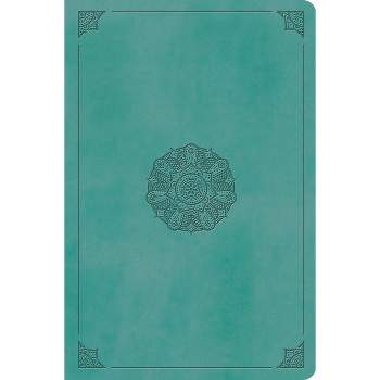 ESV Value Compact Bible (Trutone, Turquoise, Emblem Design) - (Leather Bound)