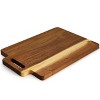 MegaChef 16.5 x 11 Inch Acacia Wood Rectangle Serving Board with Handle - 4 of 4