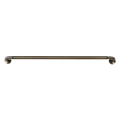 Versailles Privacy Wraparound Rod Set - Antique Brass