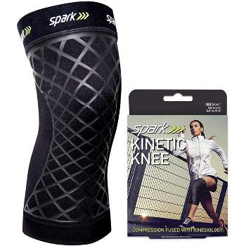 Spark Kinetic Knee Sleeve - Compression Support with Embedded Kinesiology Tape