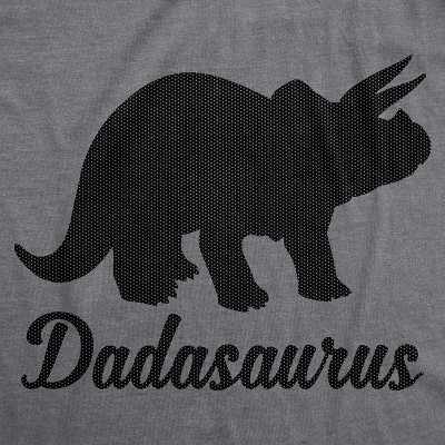 Мужские футболки Crazy Dog T-Shirts, Inc. Mens Dadasaurus T Shirt Funny Fathers Day Dinosaur Tee for Guys - Crazy Dog Men's T Shirt Gift for Dad Dark Grey L — фото 2
