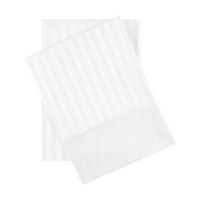 Premium 600-Thread Count Cotton Stripe 2-Piece Pillowcase Set by Blue Nile Mills