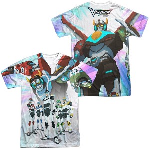 Men's Voltron Team (Front Back Print) Short Sleeve Costume T-Shirt - 1 of 4