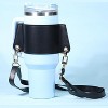 BABYYER Water Bottle Holder With Strap for 40oz,Water Bottle Pouch Series Tumbler,PU Water Bottle Bag (Black) - 2 of 4