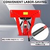 Hydraulic Pipe Bender, 16 Ton Manual Copper Exhaust Bender with 8 Dies, 90°-180° Degree Adjustable Rollers Bending Steel Iron Metal Ratcheting - 2 of 4