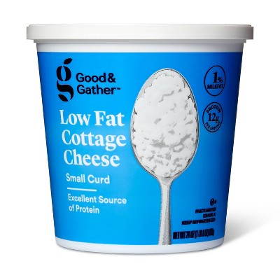 1% Milkfat Small Curd Cottage Cheese - 24oz - Good &#38; Gather&#8482;