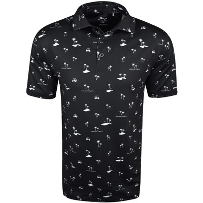 Snake Eyes Golf Palm Trees Print Polo
