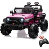 Ride On Truck Car, 24V 7AH Licensed GMC Battery Powered Electric Vehicle with Remote Control, Kids Car, Ride On Toy for Kids - 2 of 4
