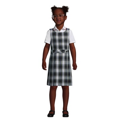 Lands' End Kids Uniform Plaid Jumper