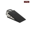 Unique Bargains Stainless Steel PVC Anti-Slip Elastic Cushioning Door Stop 2 Pcs - 3 of 4