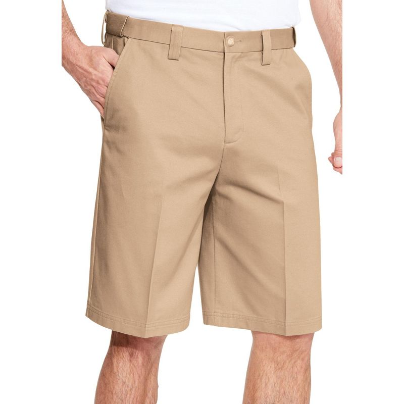 KingSize Men's Big & Tall Tall Wrinkle-Free Expandable Waist Plain Front Shorts, 1 of 2