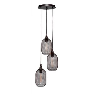 Toltec Lighting Plexus 3 - Light Pendant in  Bronze - 1 of 1