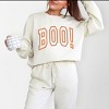 Simply Sage Market Embroidered Boo Arched Lightweight Garment Dyed Sweatshirt - 2 of 4