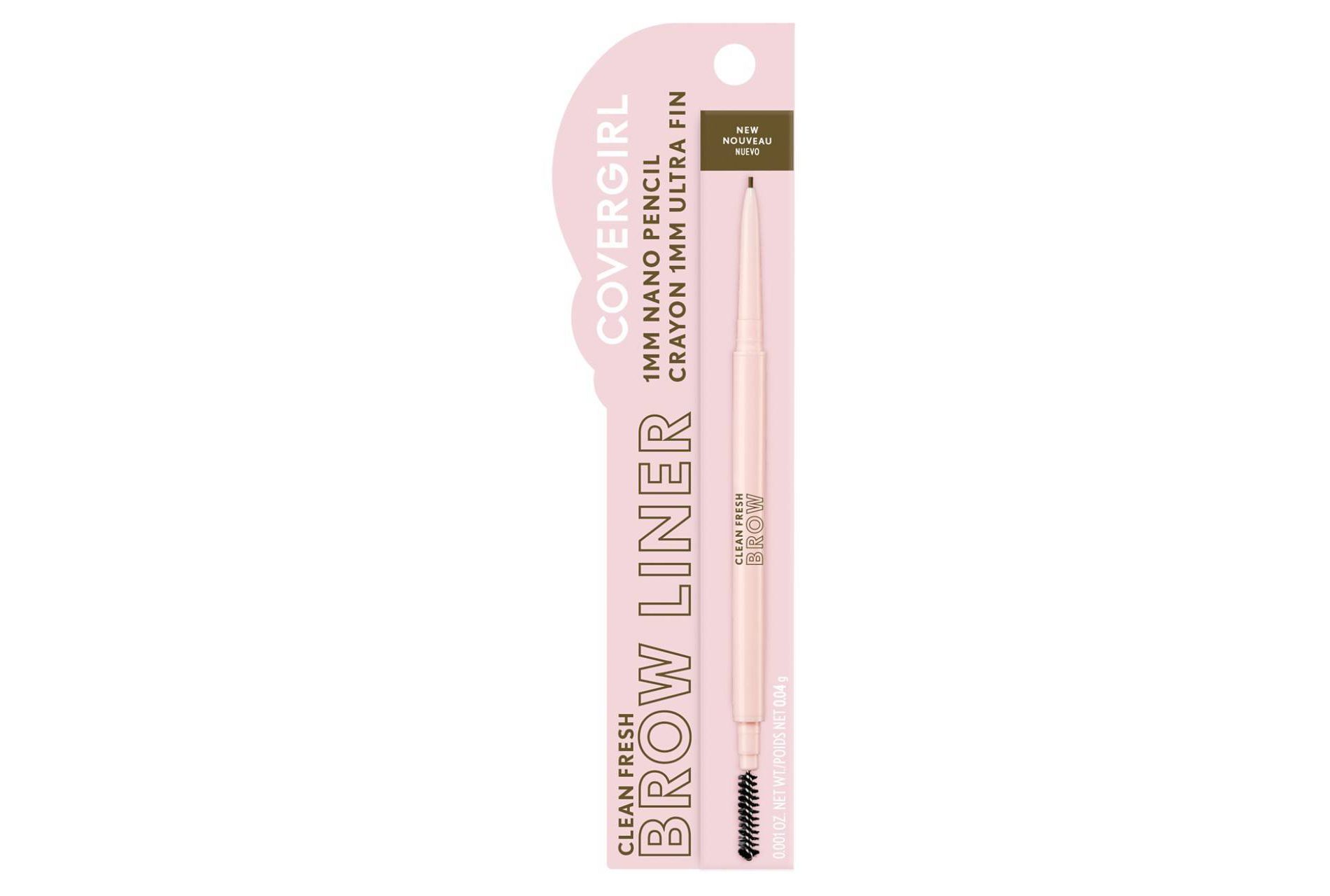 COVERGIRL Clean Fresh Brow Nano Eyebrow Pencil - 500 Medium Brown - 0.001oz