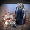 Cilio "Venezia" Insulated Server, glass liner, Blue, 34 fl. oz. - 3 of 4