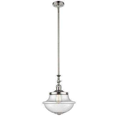 Oxford - 1 Light Mini Pendant In Traditional Style-15 Inches Tall and 11.75 Inches Wide