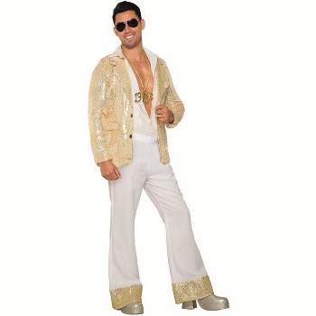 Forum Novelties Men's Costume Disco Pants, White