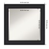 Amanti Art Oliver Beveled Wood Framed Bathroom Vanity Wall Mirror - 3 of 4