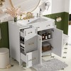ChicFurnit 36 Inch Bathroom Vanity with Sink Freestanding Storage Cabinet with Soft Close Drawer Adjustable Shelf for Bathroom, 18.3"*36"*34" - 2 of 4