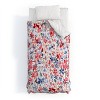 Deny Designs Ninola Design Liberty Colorful Petals Red and Blue Twin/Twin XL Comforter and Sham Set (2-3pc Set) - 2 of 4