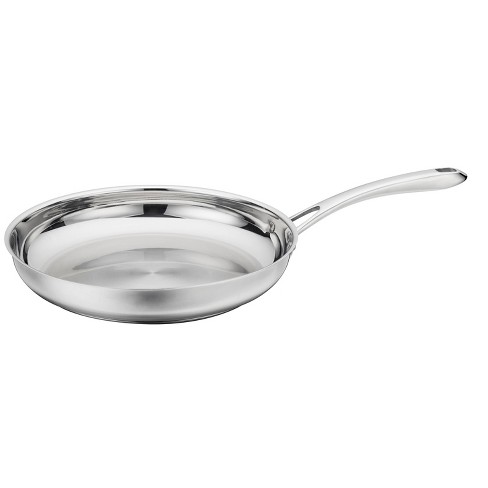 Cuisinart Classic 10 & 12 Stainless Steel 2pk Skillet Set Silver