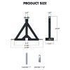 3 Point Trailer Hitch 2" Receiver, Hitch Drawbar Compatible for Category 1 Tractors - Fits Kubota, Yanmar, Kioti, Cat, NorTrac, BX & LM25h/WLM Models - 2 of 4