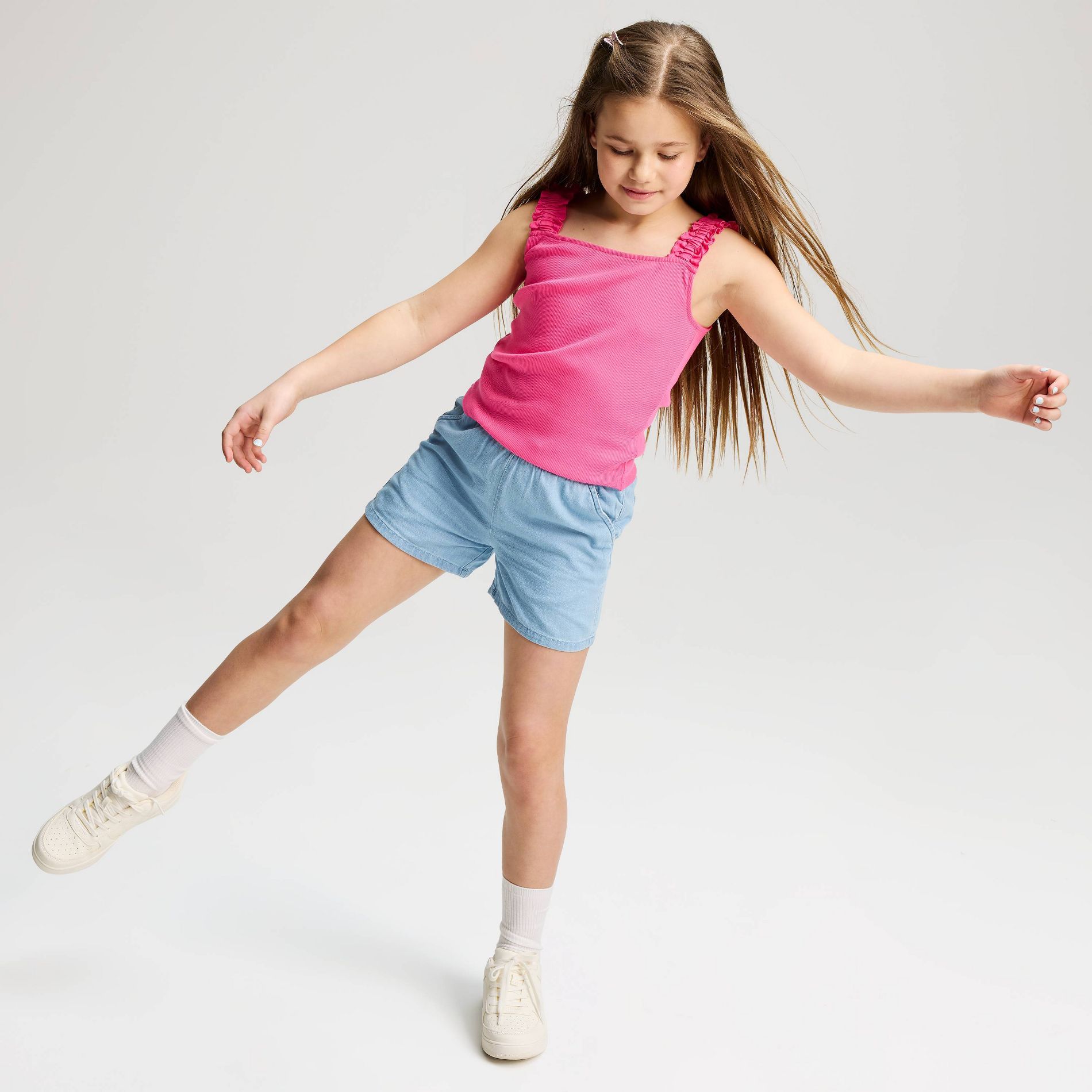 Girls' Ruffle Tank Top - Cat & Jack™