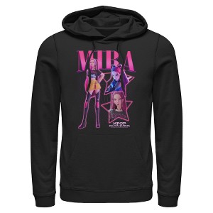Mens KPop Demon Hunters Mira Super Star Logo Lightweight Hoodie - 1 of 4
