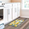 kathy ireland® HOME Lemon Joy 20"x30" Anti-Fatigue Kitchen Mat - 2 of 2