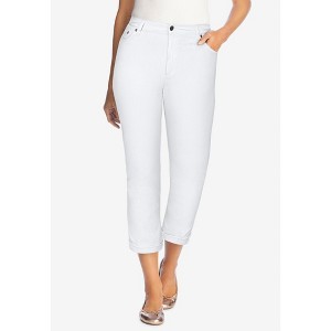 Woman Within Plus Size Girlfriend Stretch Denim Jean - 1 of 4
