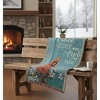 Tapestry Throw When a Cardinal Flowers – 50x60 inch Cotton by Manual Woodworkers and Weavers - 2 of 3