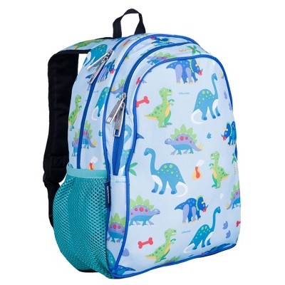 Wildkin 15-Inch Kids Backpack Elementary School Travel Dinosaur Land Blue