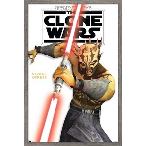Trends International Star Wars: The Clone Wars - Savage Opress Feature Series Framed Wall Poster Prints - 1 of 4