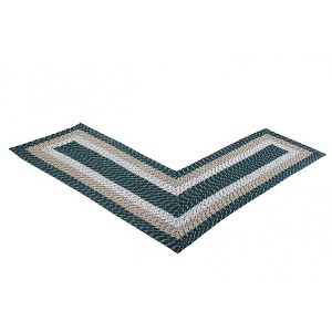 Country Stripe Collection 100% Polypropylene Reversible Indoor Area Utility Rug - Better Trends - 1 of 4